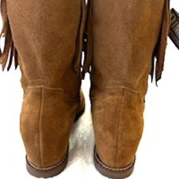 Dingo Kelsey Suede western pull on low boot Women's Size 8-1/2 - Picture 5 of 9